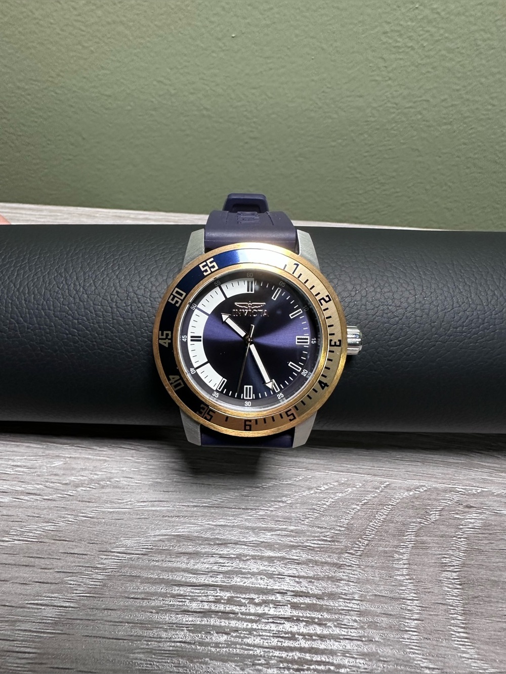 Invicta Specialty Collection Watch Tritnite Night Glow Stainless Steel Navy